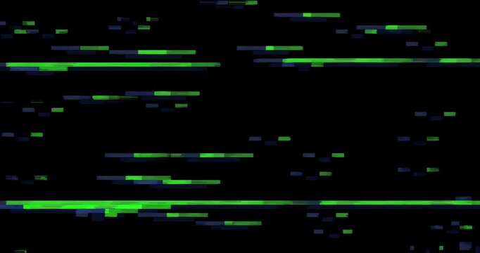 Digital Glitch Screen Damage with Random Color Shifts