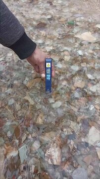 Demonstrating Water Purity Testing Using a Portable Digital TDS Meter in the Field