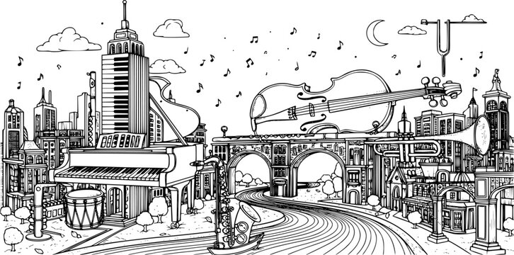 old city sketch