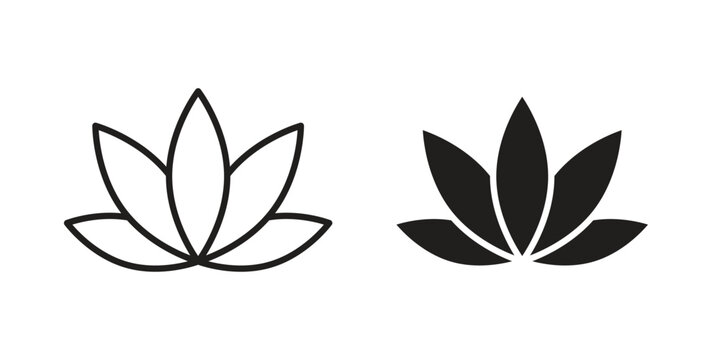 Cannabis icon set. line art vector icon for apps and websites