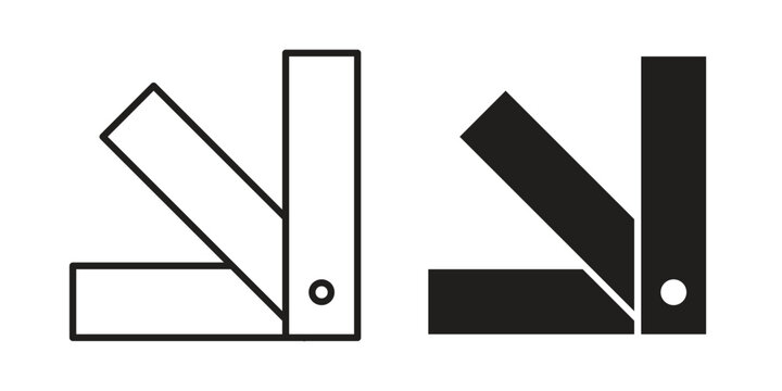 Swatchbook icon set. line art vector icon for apps and websites