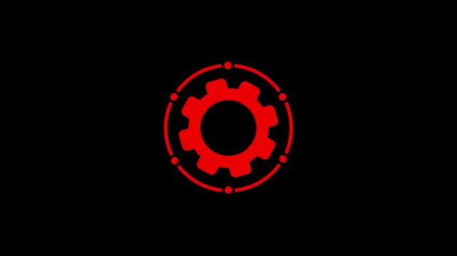 framework icon A linear animated icon of curriculum development. animation black background. Motion graphics of concept. 4k video