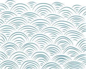Wave Pattern Seamless Line Art © Mykola Syvak