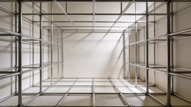 Wireframe Cube Space