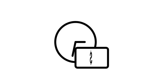 Financial clock and money symbol representing time is money concept and business investment return efficiency.