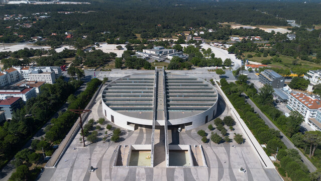 Drone photo Bas&iacute;lica da Sant&iacute;ssima Trindade Portugal Europe