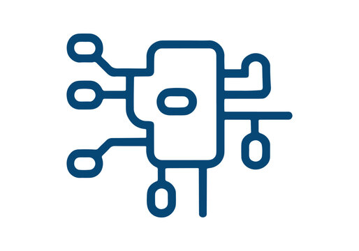  Data Structure Icon and Layout, Database with Network Architecture
