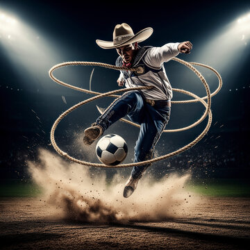 vaquero, soga, balon, mexico, sombrero, suerte, gente, fantas&iacute;a, moreno, persona, deporte, negro, noche, bal&oacute;n, arte, fuego, belico, baile