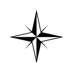 Fototapeta premium Black and white starburst design with sharp points and lines