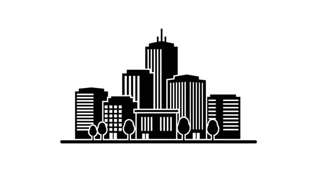 City Skyline with Modern Buildings 1.