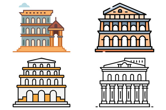 Ancient Roman Empire Building