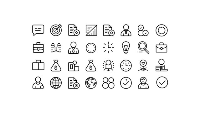 Collection of diverse emoji icons representing communication and human activities Vector