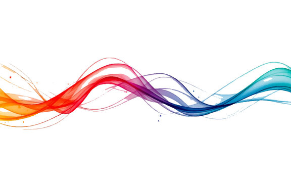 Colorful abstract background: a vivid and dynamic composition of flowing colors, each gently merging and interacting to evoke emotion and create a harmonious, eye-catching visual experience.