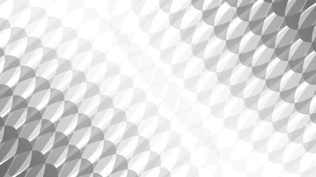 Abstract Grey and White Geometric Pattern Loop