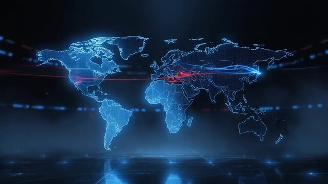 Global Map Highlighting Influence and Independence Movements from France