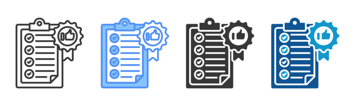 Standard Icon Set Multiple Style Collection
