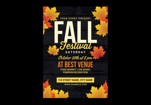 Autumn Fall Festival Flyer