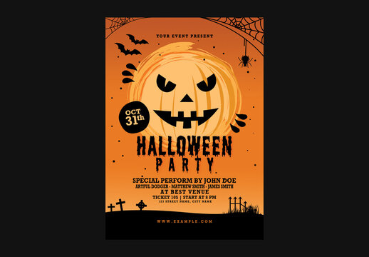 Halloween Party Flyer