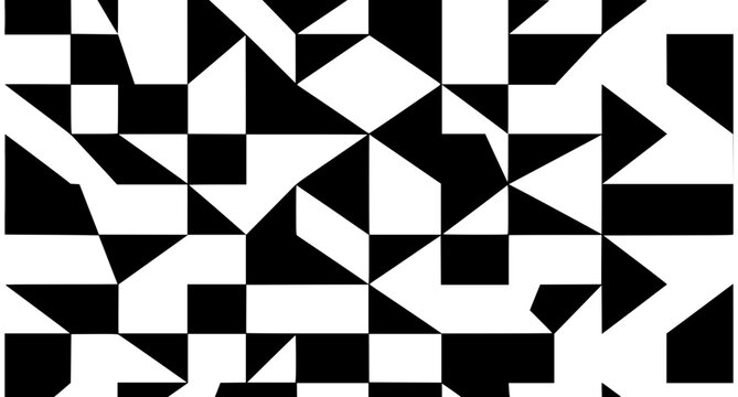 Seamless triangle geometric pattern vector with bold angular abstract texture design