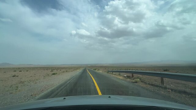 aviation military operation in iran abandoned airbase airport Isfahan desert and driving on asphalt road highway desert arid landscape panoramic scenic wilderness USA Arizona California outdoors