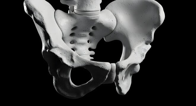 human pelvis bone anatomy model