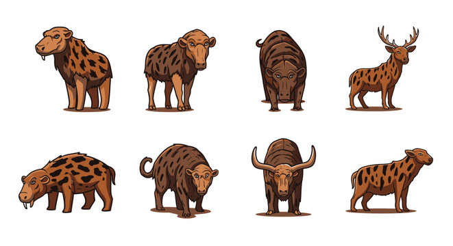 Collection of various wild animal species 1.
