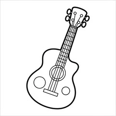 Obraz premium Acoustic Guitar Instrument Music.