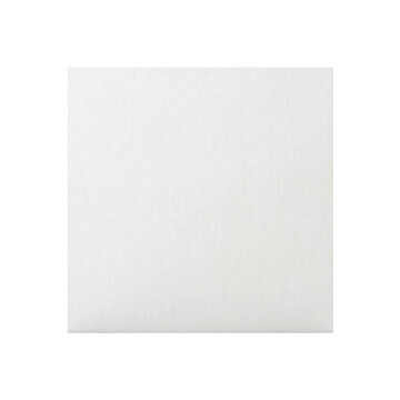 Blank white square paper napkin mockup