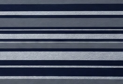 Modern horizontal stripe background in navy and silver