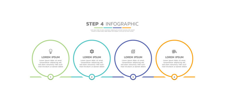 Presentation business abstract background infographic template colorful