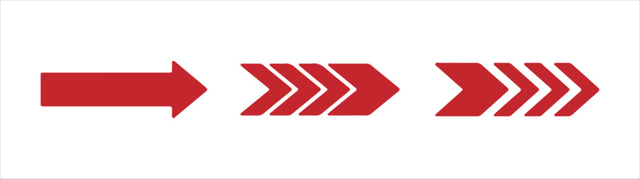 Scroll, next, swipe arrow with 3 elements isolated black illustration for UI. Vector icon in flat style