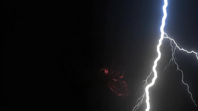 Energetic Letter Q Logo Animated with Dynamic Lightning Effects against a Dark Background for Creative Design