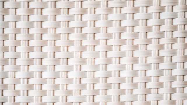 white panoramic background with rattan weave texture