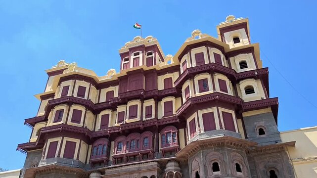 Rajwada Palace, Indore, Madhya Pradesh, India.