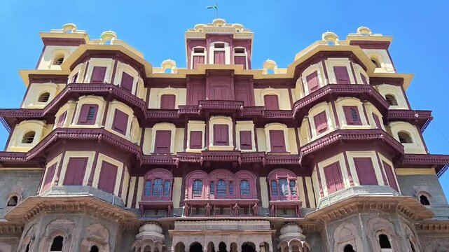 Rajwada Palace, Indore, Madhya Pradesh, India.