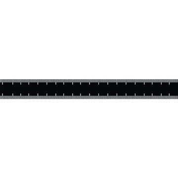 Thin black rectangular bar with white dotted border