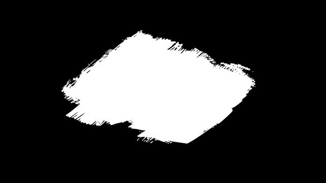 Painting a white Brush Grunge background for titles or other text with an alpha channel. Watercolor Retro art Vintage Abstract background. Hand-drawn Texture