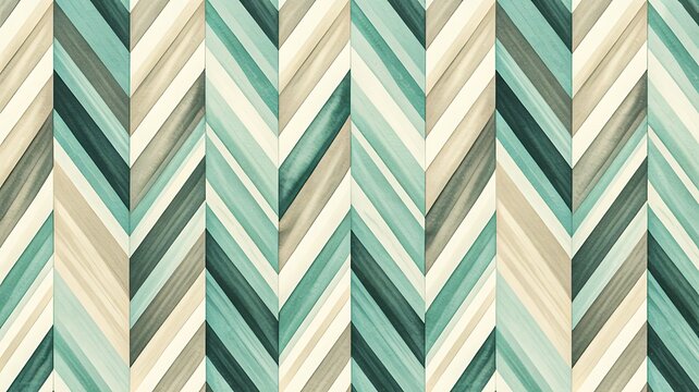 Seamless geometric wooden pattern with herringbone texture for modern background design