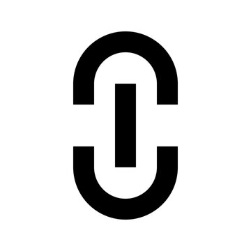 Constrain link icon for proportion, URL, and reference control. Perfect for design tool, web interface, editing software, CMS dashboard, layout setting, UI navigation, and modern digital application.