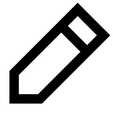 Pencil pen editing icon for writing, drawing, and sketching tasks. Perfect for design software, education tools, stationery concepts, UI UX interfaces, web apps, branding, and print projects.