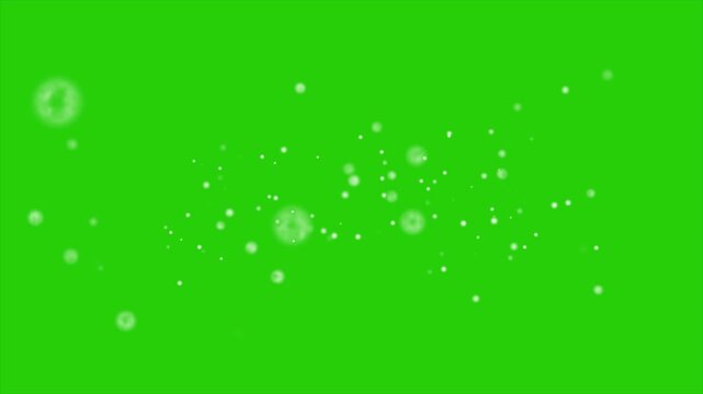 Floating light dust particles green screen, glowing particle animation, dust sparkle effect, chroma key light particles, abstract floating dust, cinematic particle background, seamless particle loop