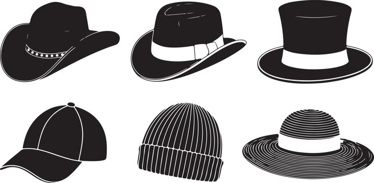 Baseball cap with panel stitching and brim