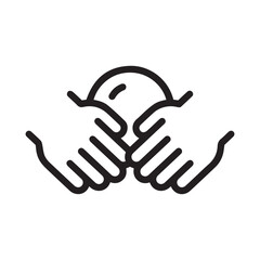 Obraz premium Kid fine motor icon outline vector. Game skills 