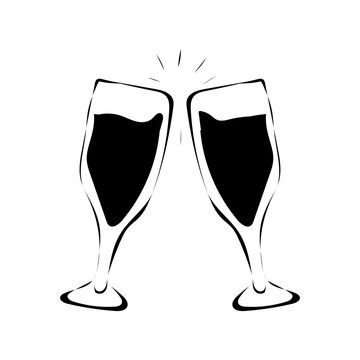 Feierlich ansto&szlig;en 