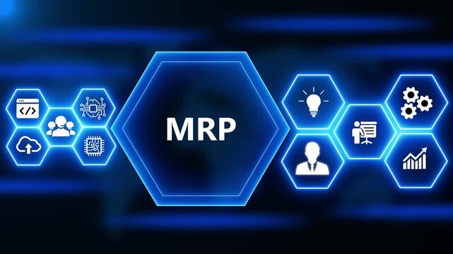 MRP Material Requirement planning Manufacturing Industry Business Process automation.