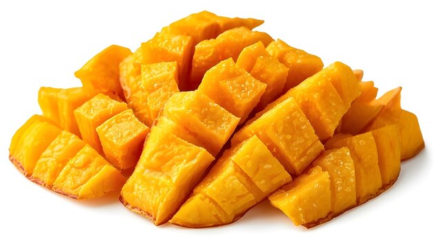 sweet fruit snack on transparent background, chewy tropical treat for healthy eating and confectionery use
