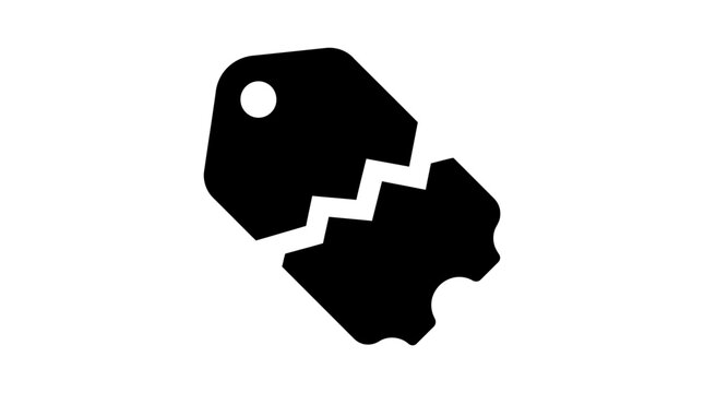 Dark Skull Icon Vector Illustration for Halloween, Gothic or Haunted Theme