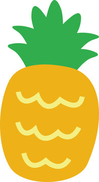 vector illustration of a pineapple