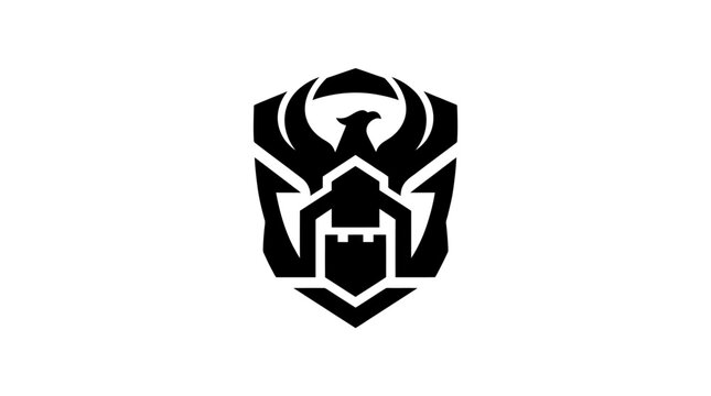 Icon Of A Cybernetic Beetle In Futuristic Style, Vector Illustration