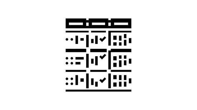 Vector Icon of DNA Molecule for Science and Biology Concepts Illustration